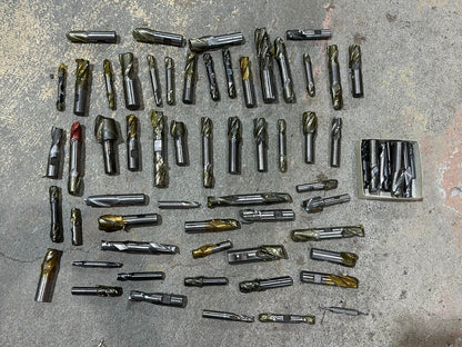 Large Assorted End Mill Lot