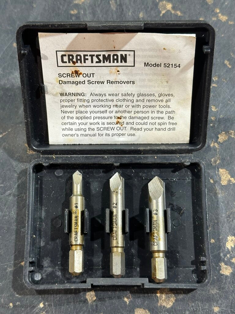 Damaged Screw Remover Set