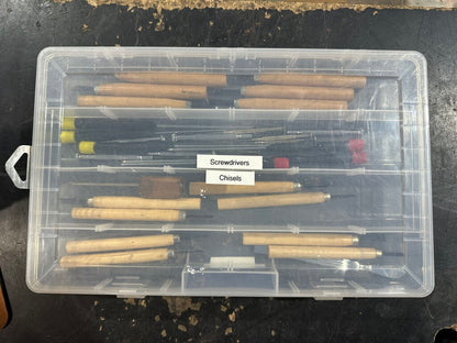 Precision Screwdrivers/Carving Chisels Bin