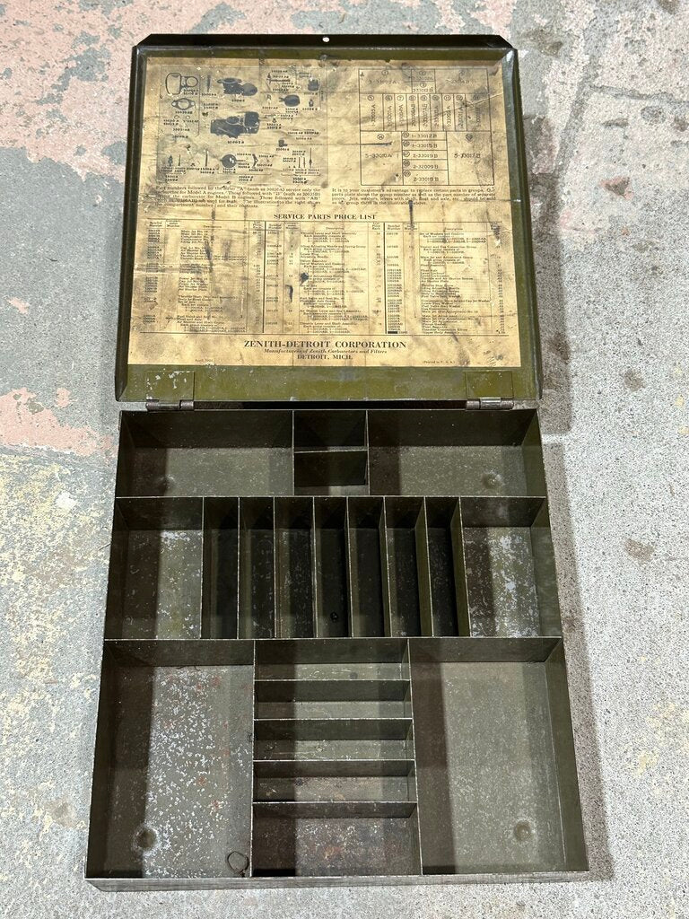 Metal Parts Bin / Service Parts Organizer