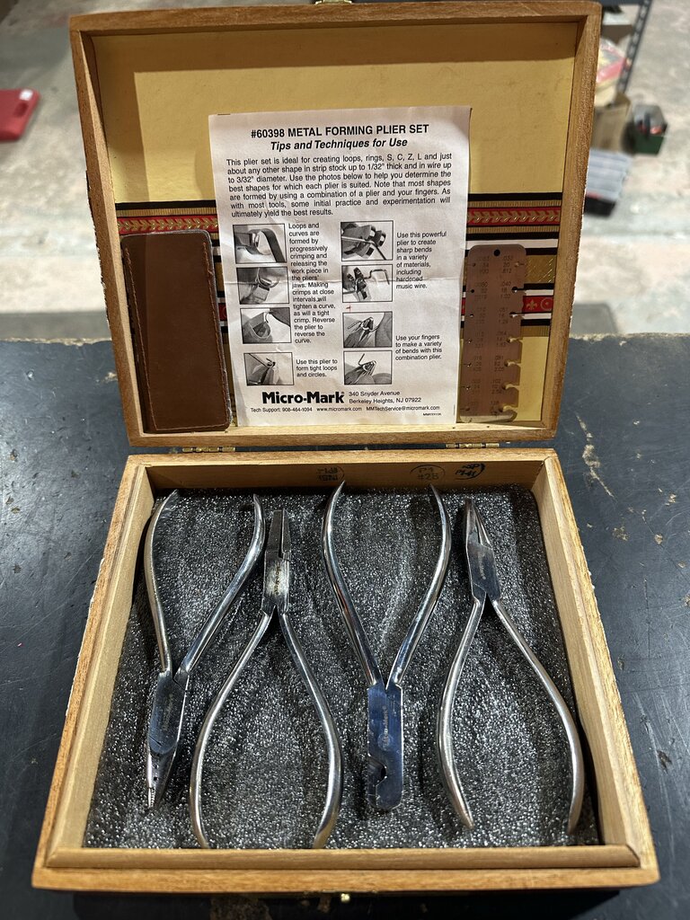 4-Piece Metal Forming Plier Set