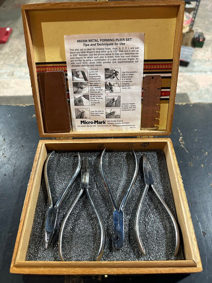 4-Piece Metal Forming Plier Set