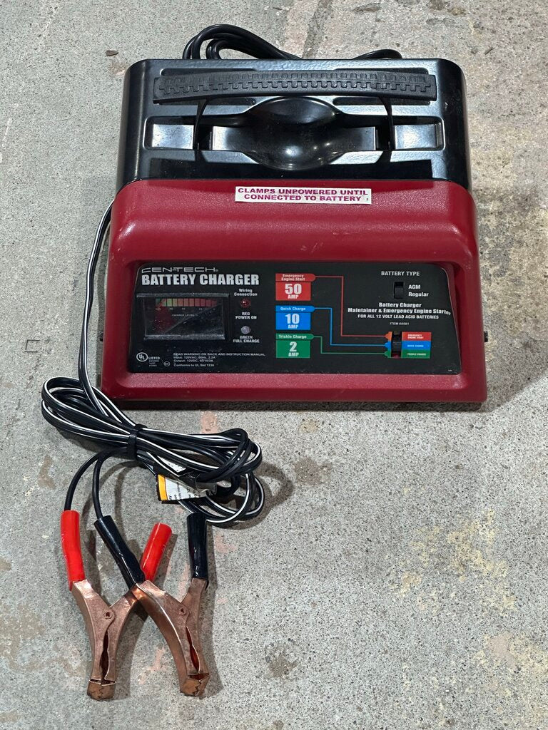 Analog Battery Charger with Engine Start