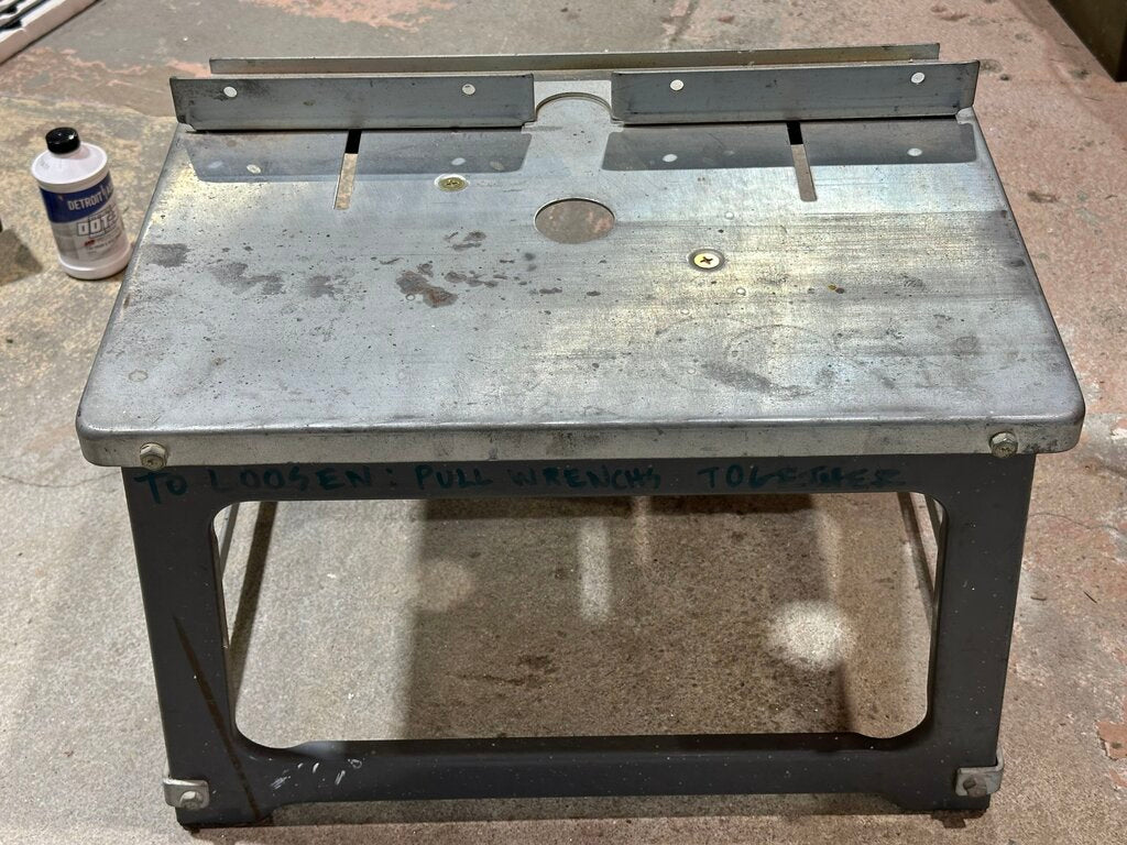 Bench Model Router Table