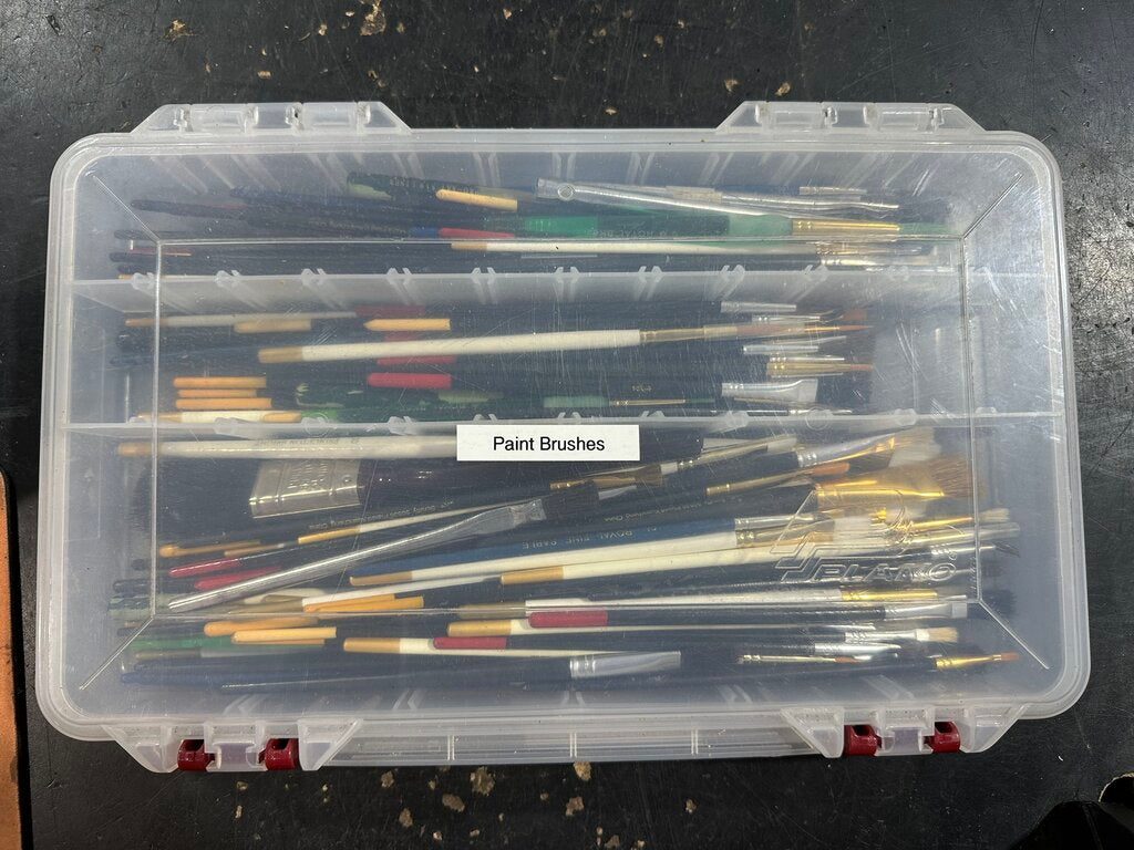 Paint Brushes Bin