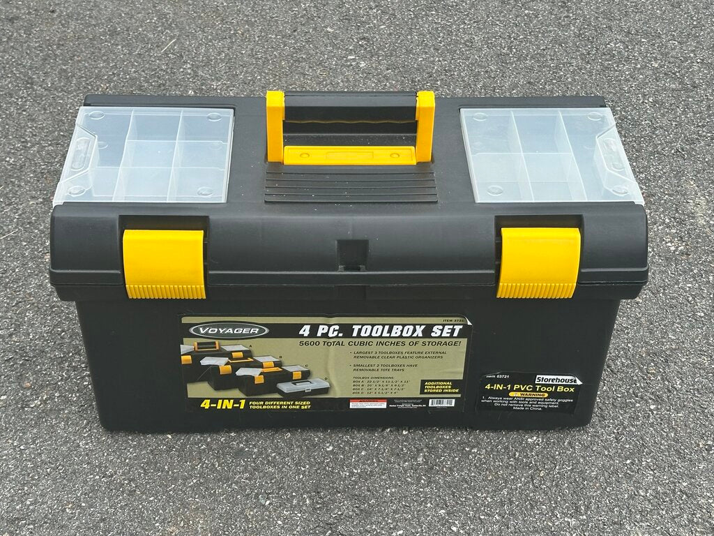 4-Piece Toolbox Set