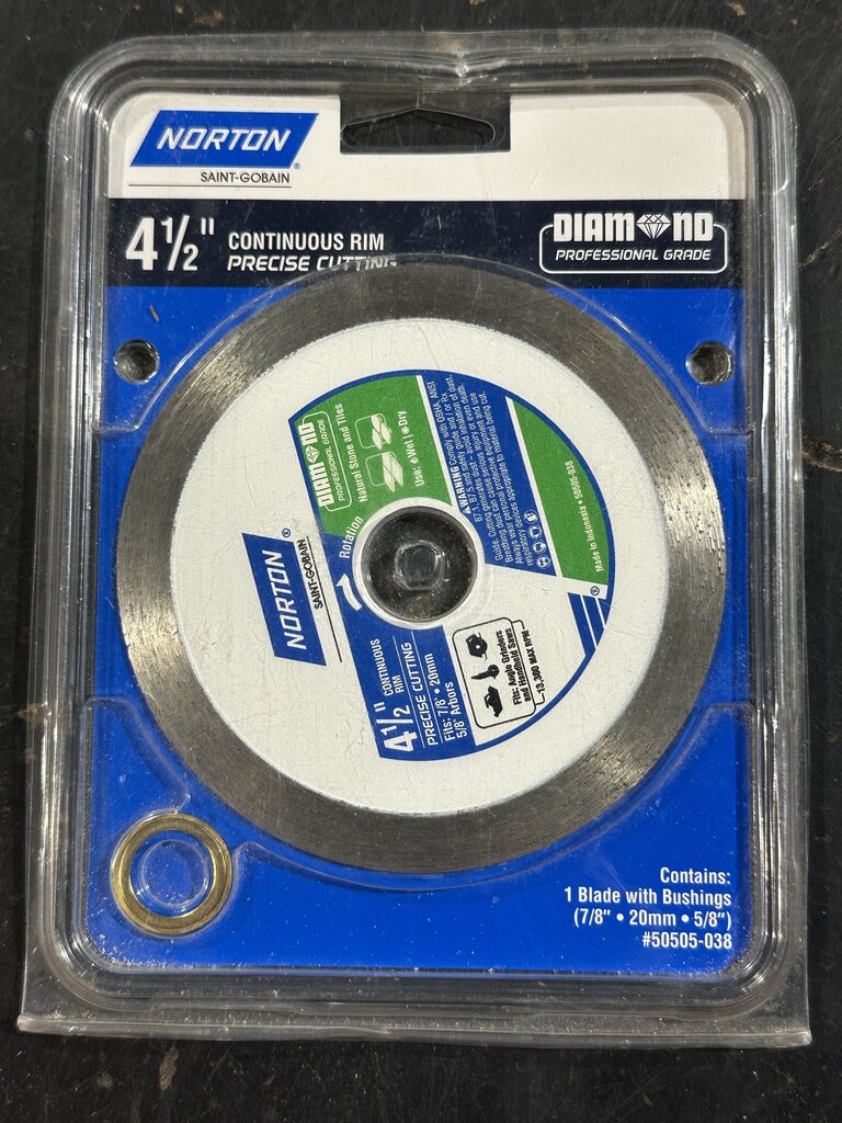 Wet/Dry Continuous Rim Diamond Saw Blade