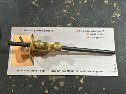 2-in-1 Wheel Marking & Depth Gauge