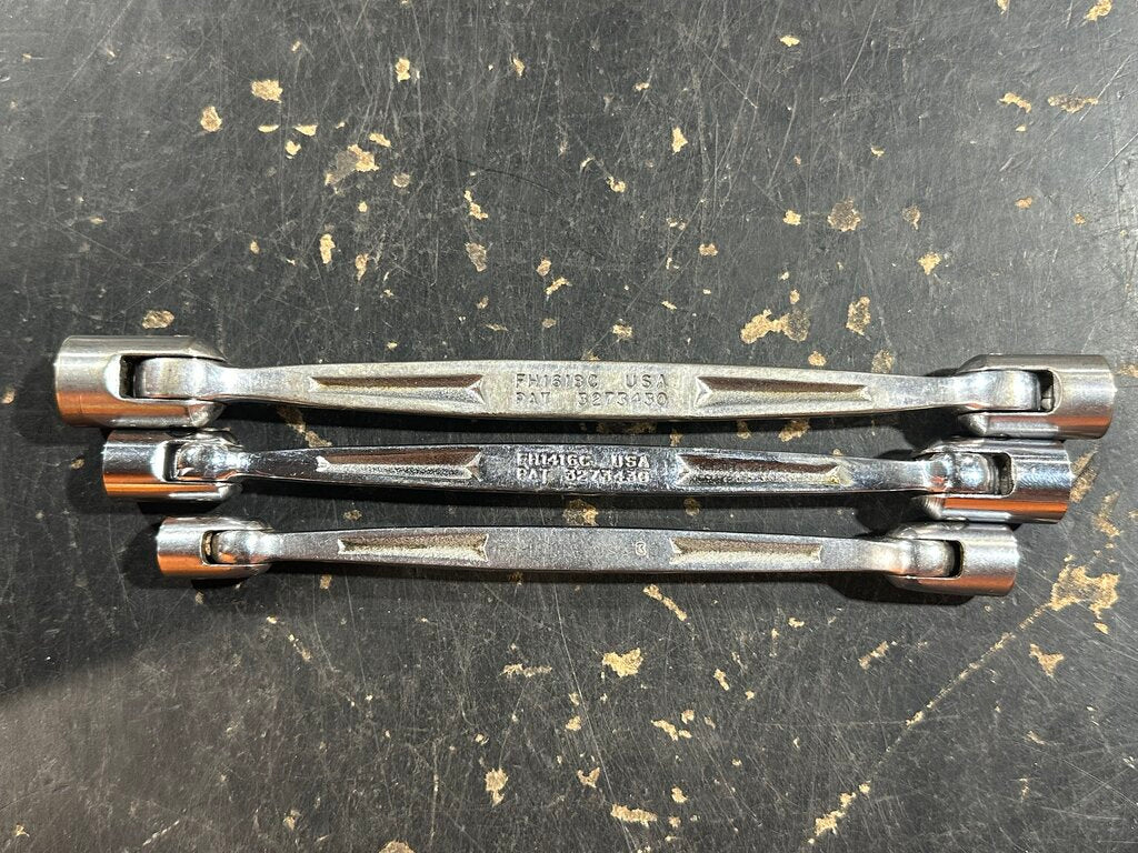 Double End Flex Head Socket Wrench Set