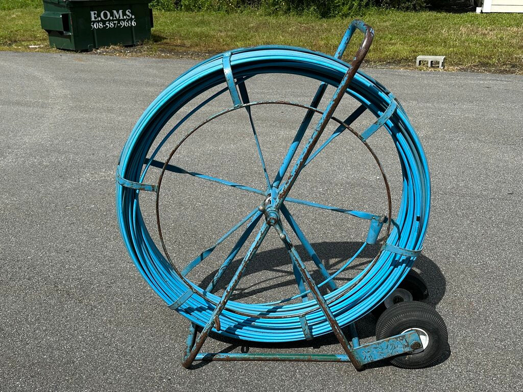 Python Duct Rodder with Wheeled Cage