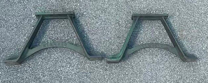 Cast Iron Industrial Machine Support Stands – Pair