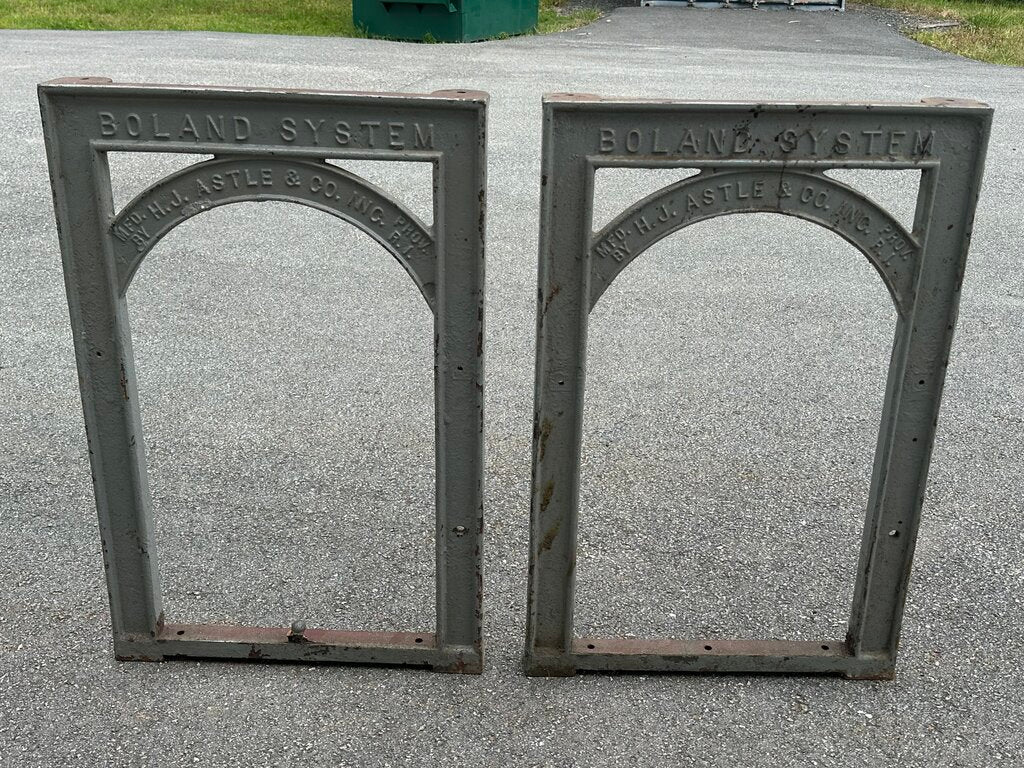 Cast Iron Industrial Stand Legs – Pair