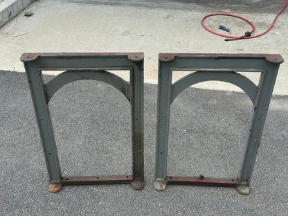 Cast Iron Industrial Stand Legs – Pair