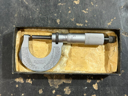 Outside Micrometer with Ratchet Stop