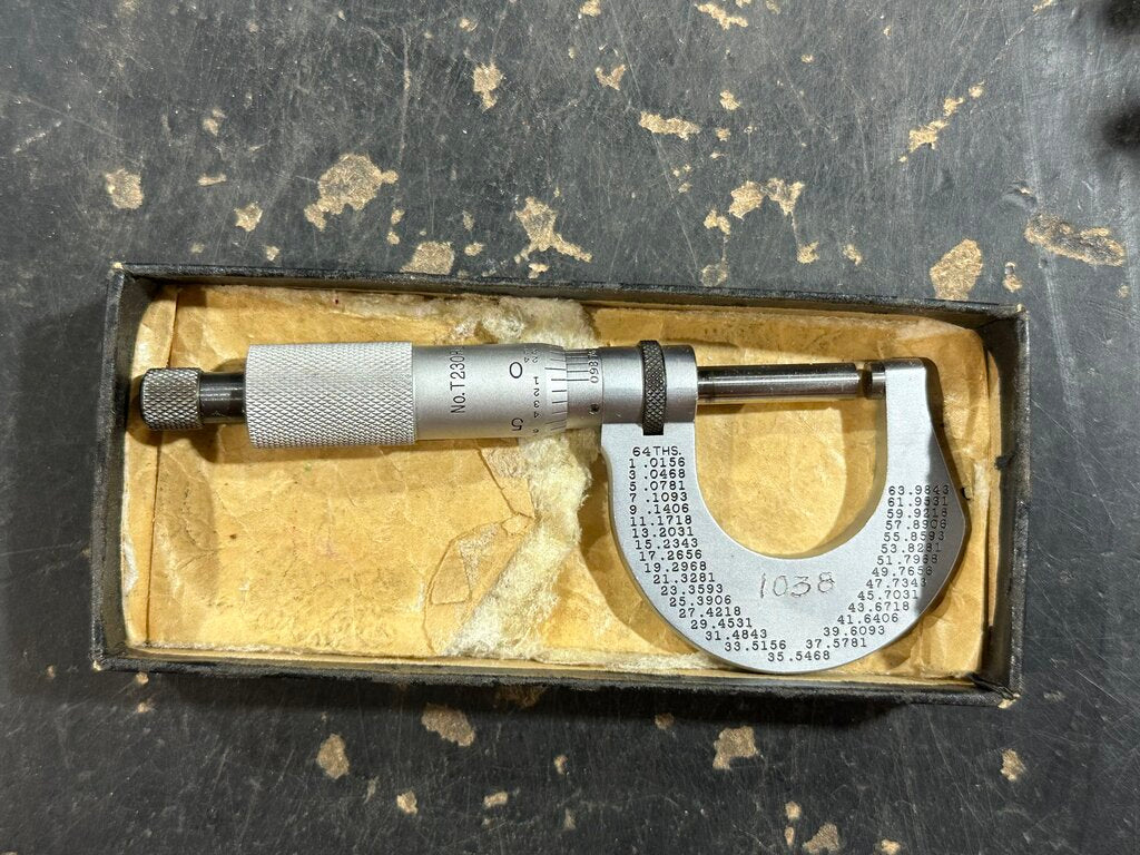 Outside Micrometer with Ratchet Stop
