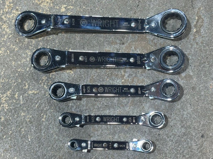 Ratcheting Offset Box Wrench Set