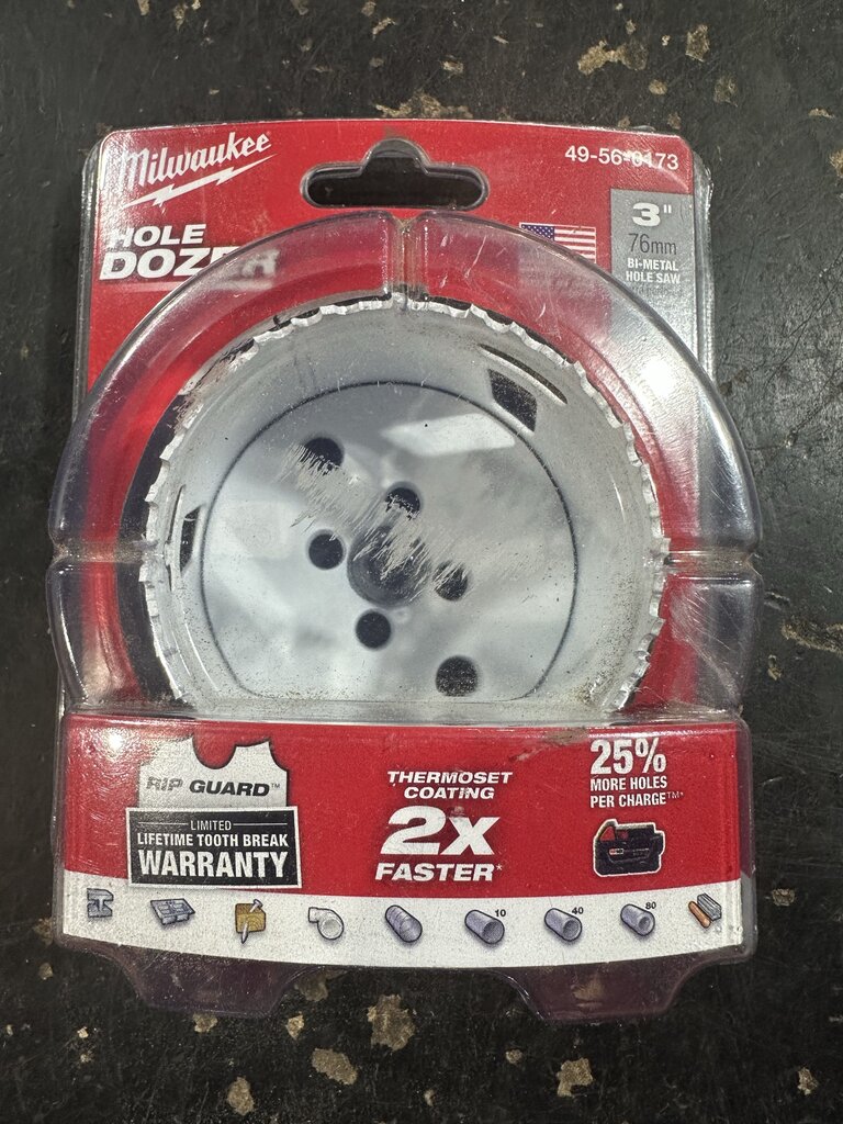 3 in. Hole Dozer Bi-Metal Hole Saw