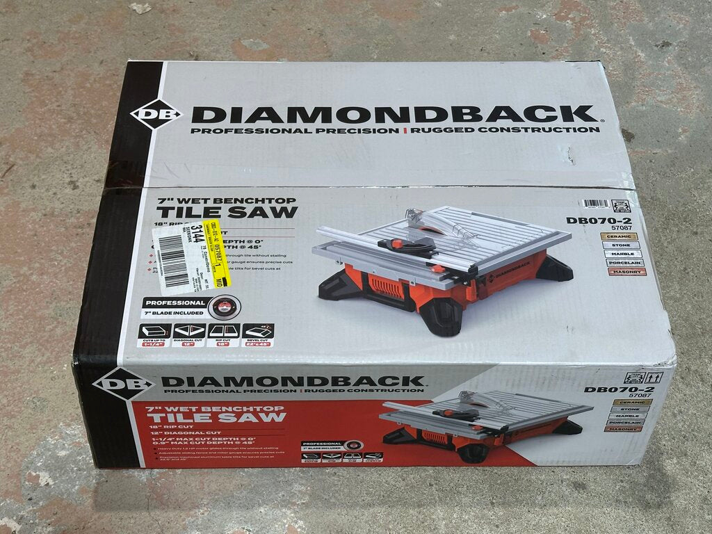 Table Top Wet Tile Saw