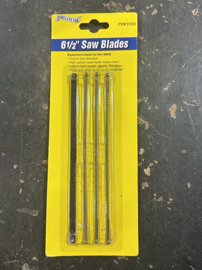 Scroll Saw Blades