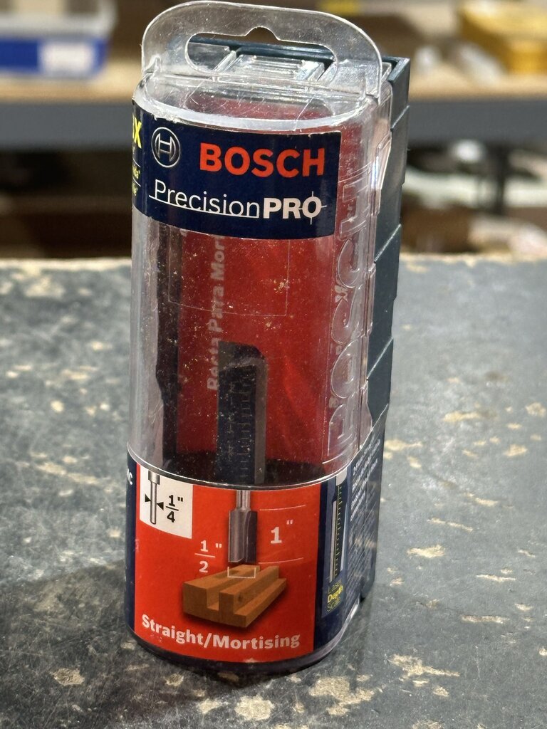 Carbide Tipped Double Flute Straight Bit