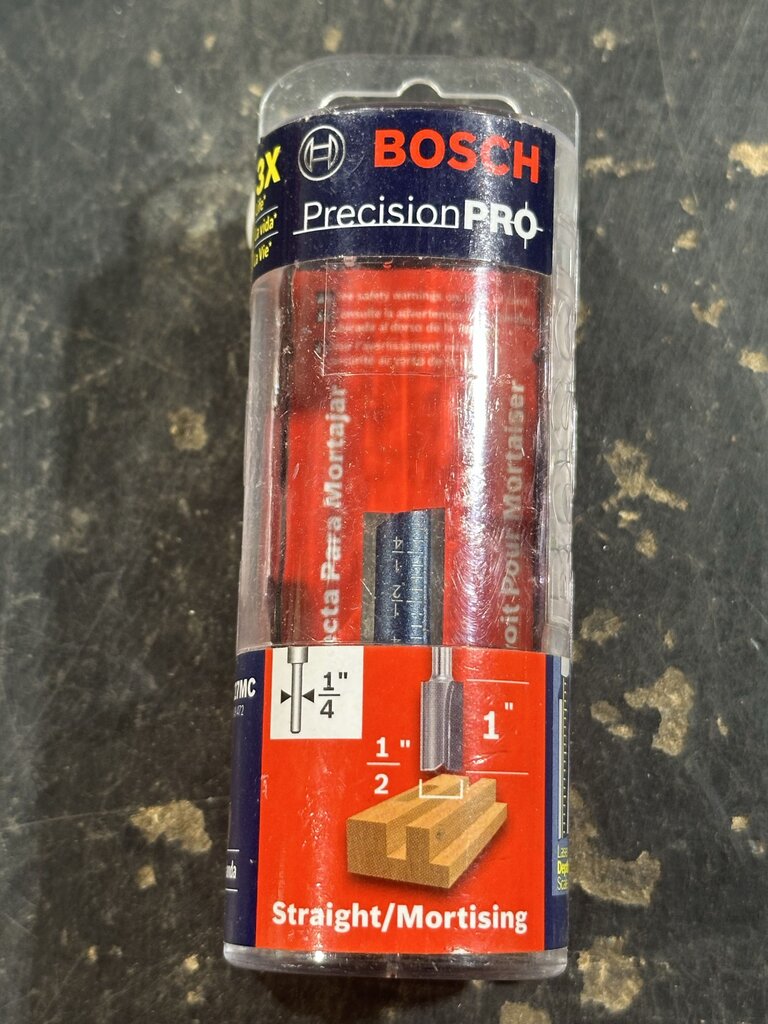 Carbide Tipped Double Flute Straight Bit