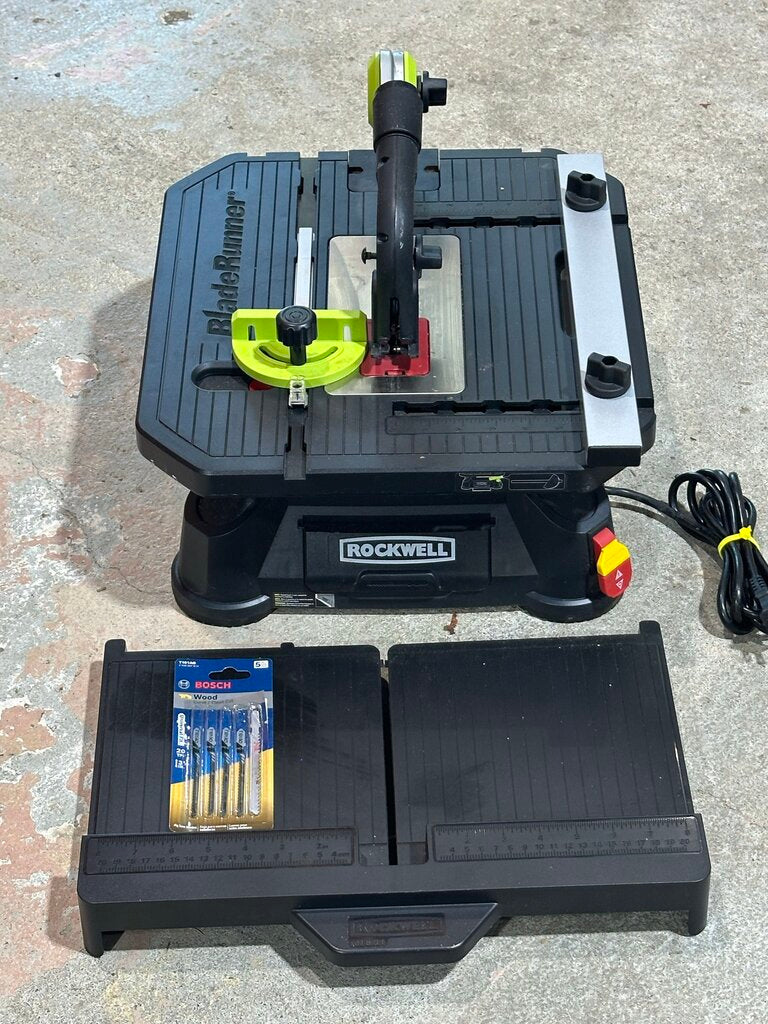 BLADERUNNER Benchtop Table Saw with Cross-Cut Sled