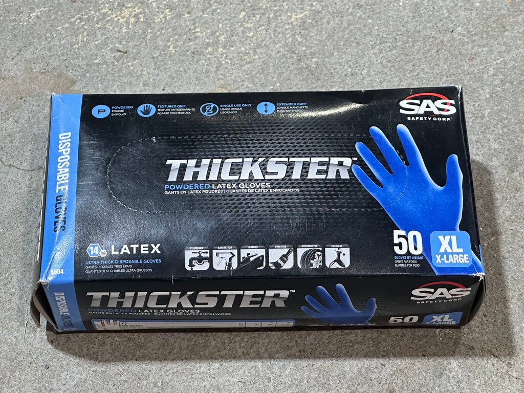 Powdered Latex Gloves 50-Pack