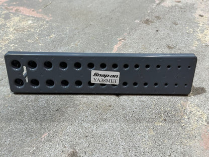 2-Row Socket Holder with Posts (Gray)