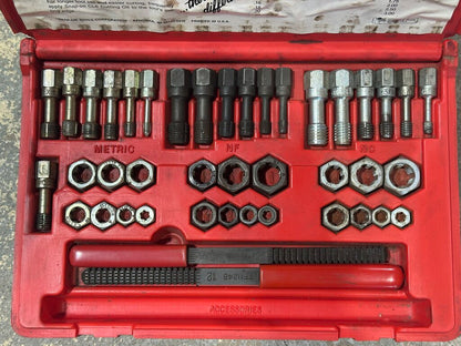 Fractional/Metric Rethreading Tap and Die Set