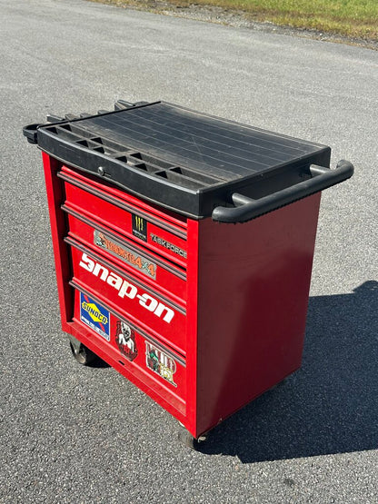 5-Drawer Red Tool Cabinet Workstation