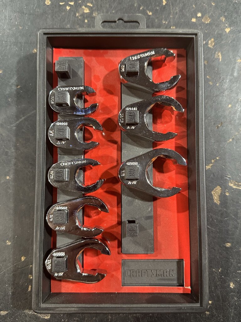 Crowfoot Open End Wrench Set