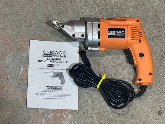 Corded Swivel Head Metal Shears