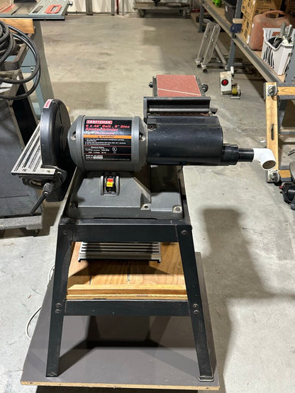 Belt/Disc Sander/Grinder With Stand
