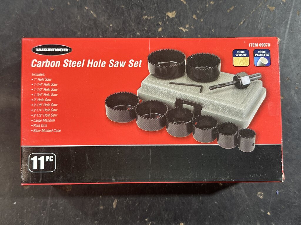 Carbon Steel Hole Saw Kit