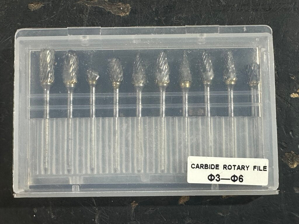 Double-Cut Carbide Rotary Burr Set