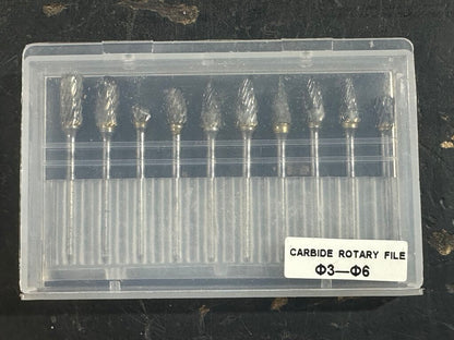Double-Cut Carbide Rotary Burr Set