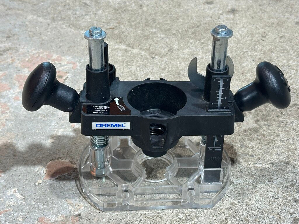 Plunge Router Rotary Tool Attachment