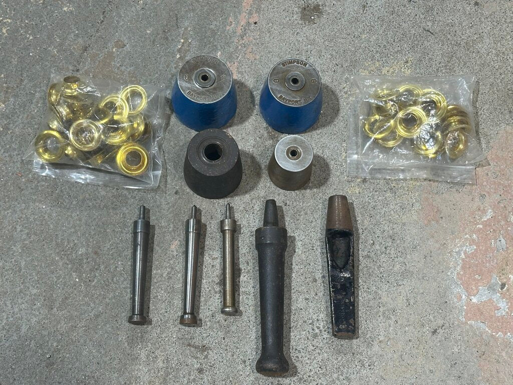 Grommet Punch & Setting Tool Lot