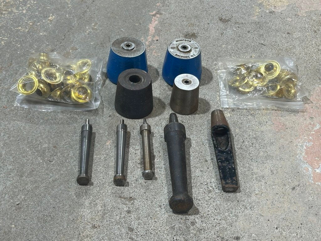 Grommet Punch & Setting Tool Lot