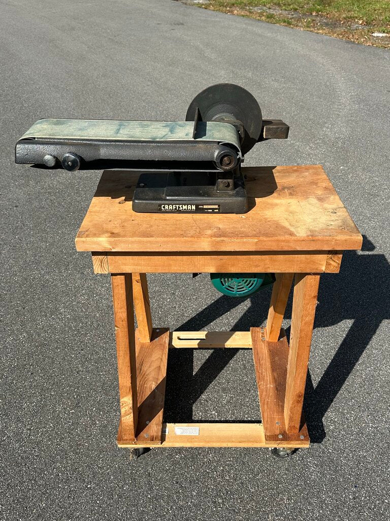 Belt / Disc Sander on Mobile Stand