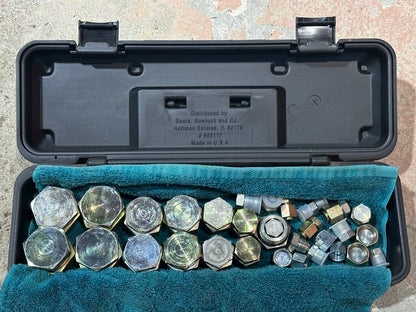 Assorted Lot of Heavy-Duty Hydraulic Fitting Caps and Plugs