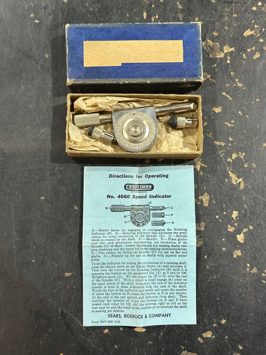 Mechanical Speed Indicator