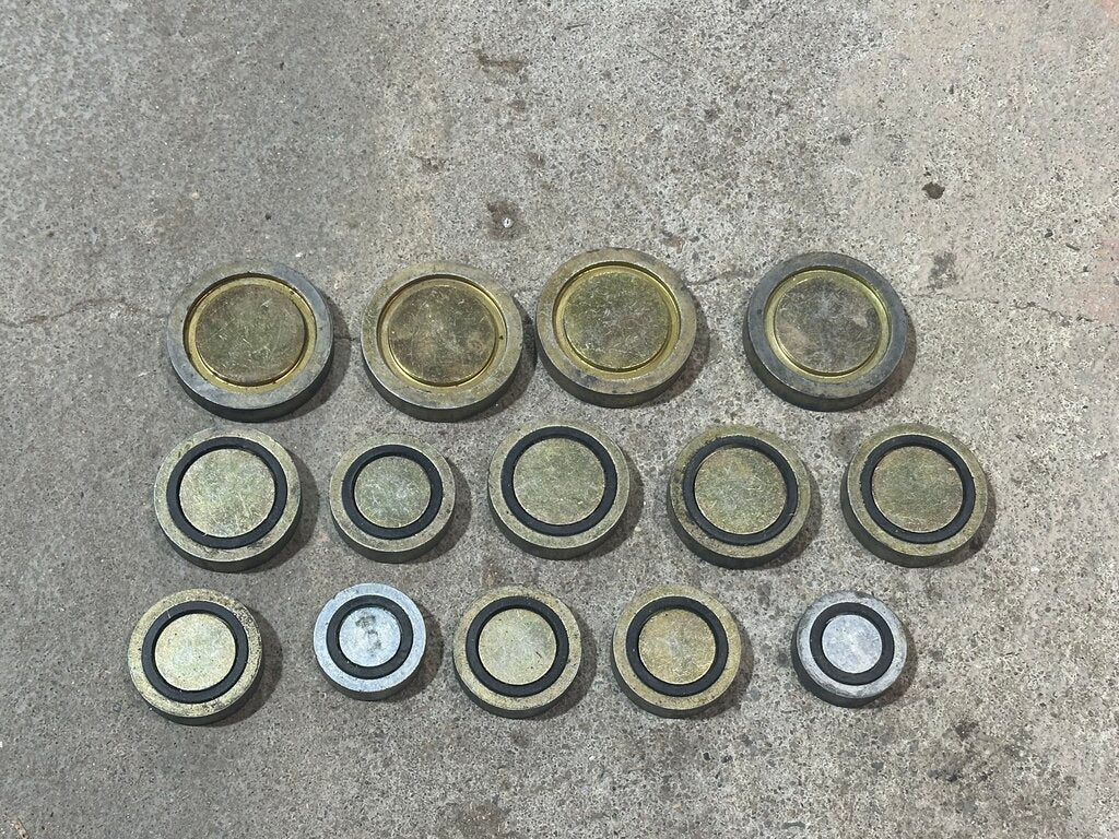 Assorted Hydraulic Flange Cover Lot