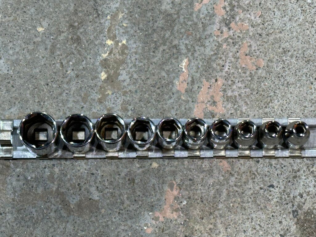 Metric Flank Drive® Shallow Socket Set