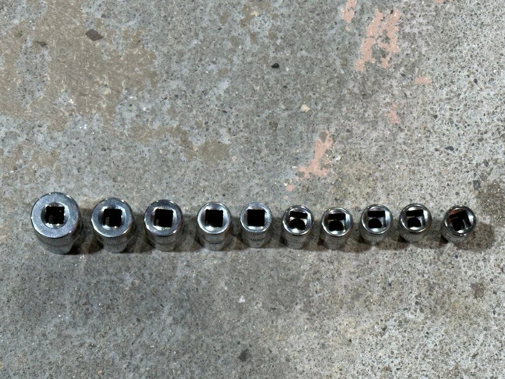 Metric Flank Drive® Shallow Socket Set