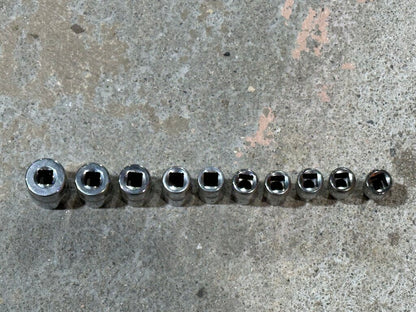Metric Flank Drive® Shallow Socket Set
