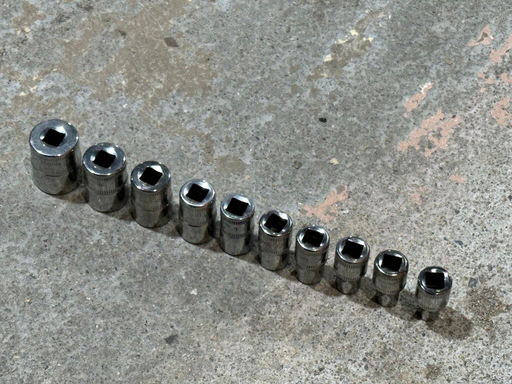 Metric Flank Drive® Shallow Socket Set