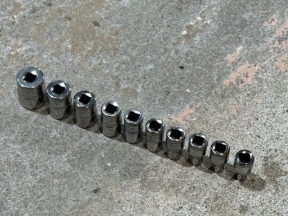 Metric Flank Drive® Shallow Socket Set