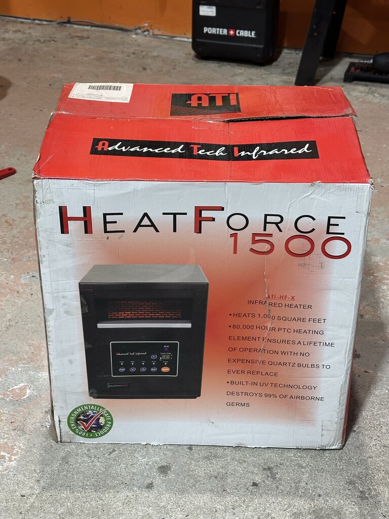 Infrared Space Heater & Air Purifier