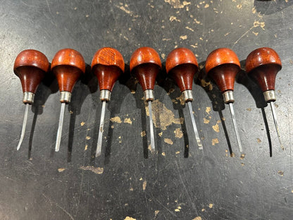 Palm Wood Carving Chisel Set